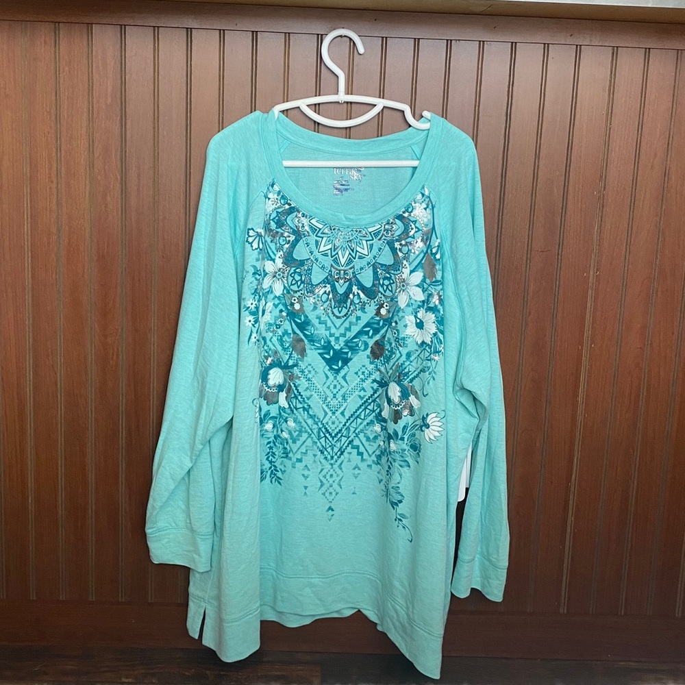 Terra&Sky Turquoise Tunic